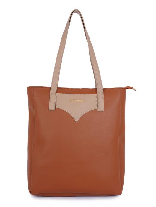 tan leather laptop bag - 19108537 - Very Small Image - 1