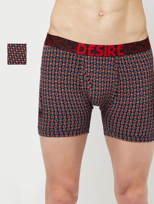 men printed trunks combo - 19108794 - Very Small Image - 1