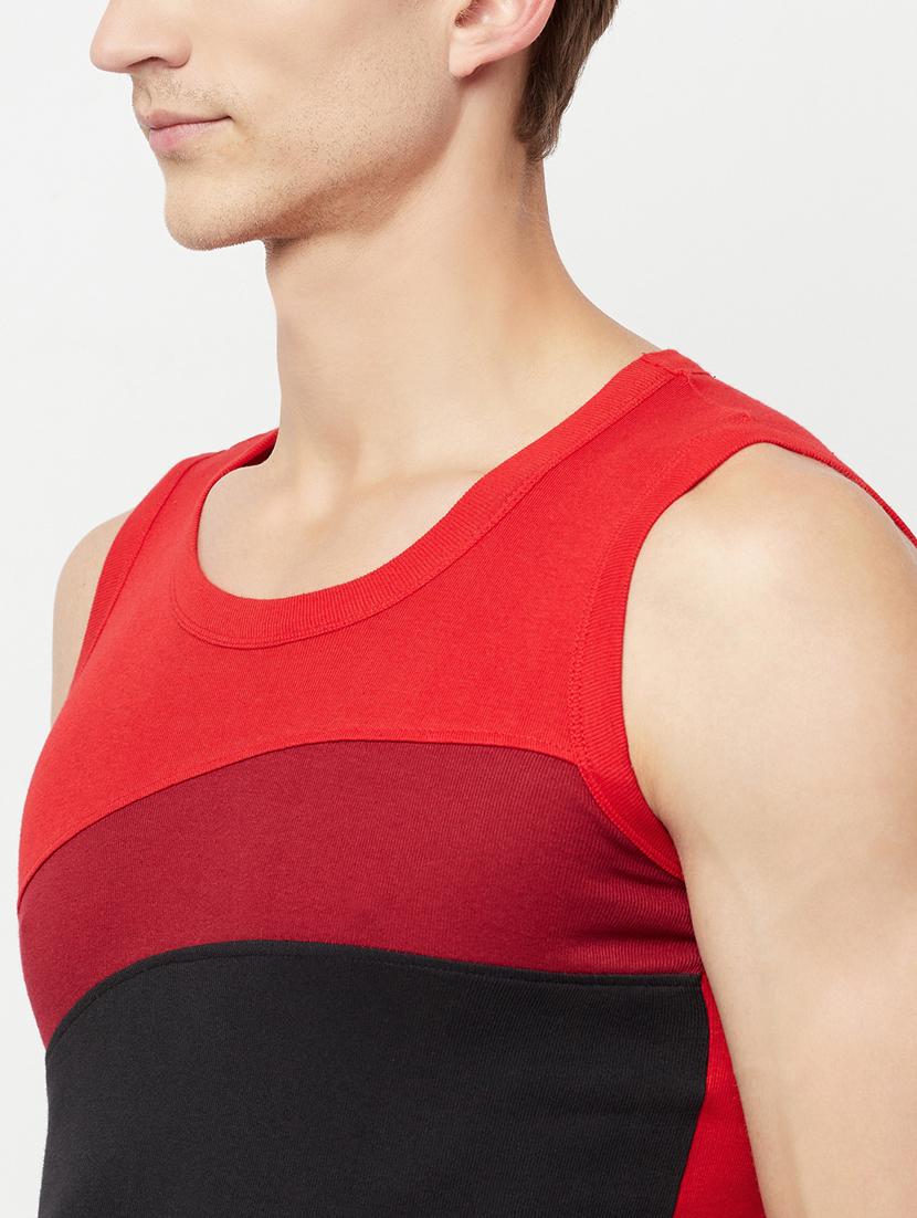 men color block vest combo - 19109232 - Standard Image - 5