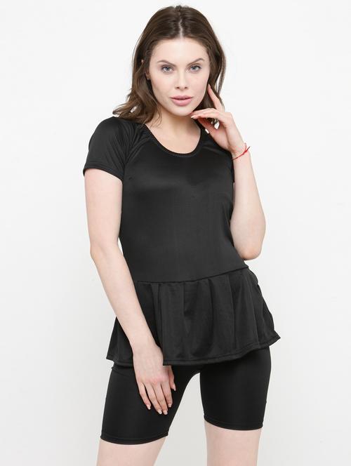 black solid swimsuit - 19109708 - Very Small Image - 1