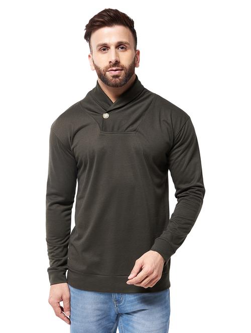 mens plain sweatshirt - 19110955 - Very Small Image - 1