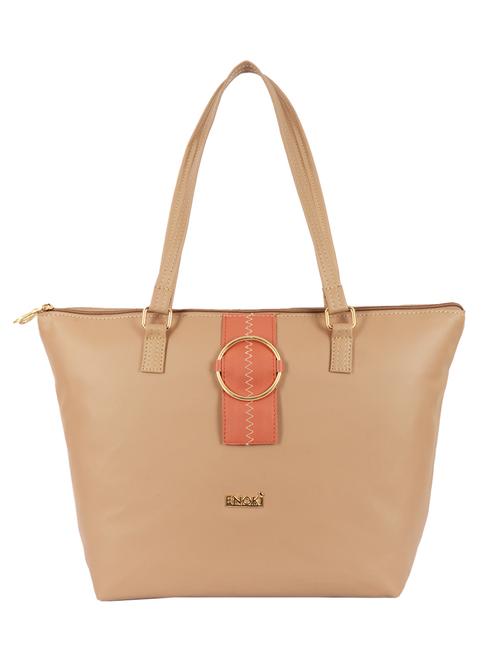 beige pvc handbag - 19111030 - Very Small Image - 1