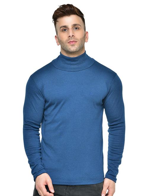 high neck solid t-shirt  - 19111675 - Very Small Image - 1