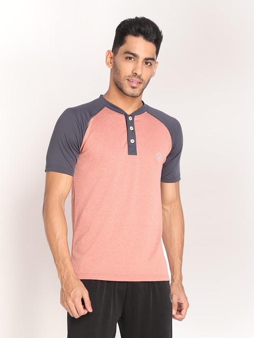 henley neck solid t-shirt  - 19111995 - Very Small Image - 1