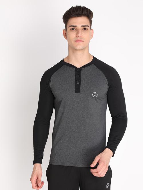 round neck color blocked t-shirt - 19112624 - Very Small Image - 1