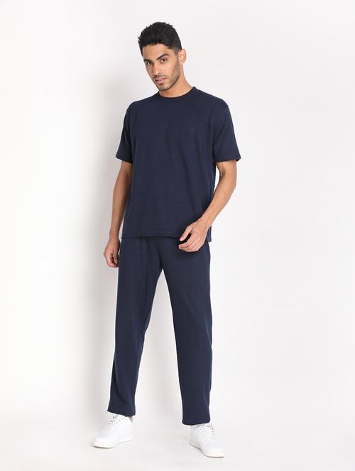dark blue cotton track suit - 19113692 - Very Small Image - 1