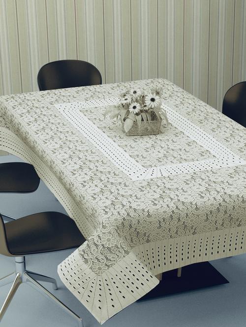 latest design silky fabric 8 seater dining table cover (60x90 inch)  - 19114896 - Very Small Image - 1