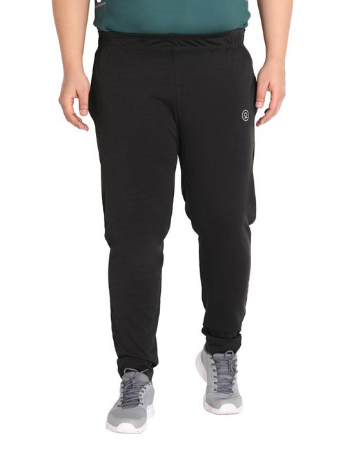 black polyester  full length track pant - 19115433 - Very Small Image - 1