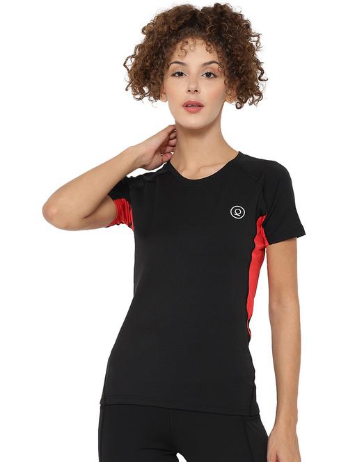 women's color block crew neck t-shirt - 19116100 - Very Small Image - 1