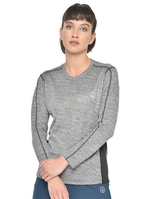 color block full sleeve t-shirt - 19116224 - Very Small Image - 1