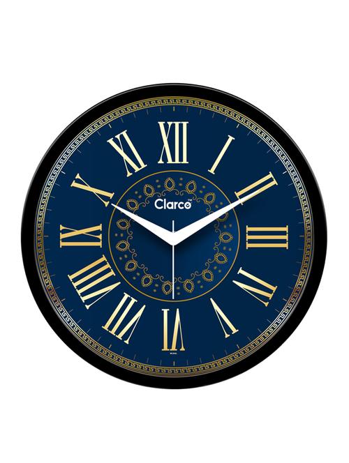 designer analogue round wall clock for home/living room/bedroom/kitchen/office (12 x 12 inch / 30 x 30 cm) - 19116316 - Very Small Image - 1