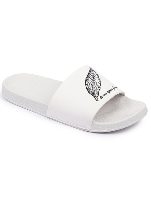 white slip on flip flop - 19118055 - Very Small Image - 1