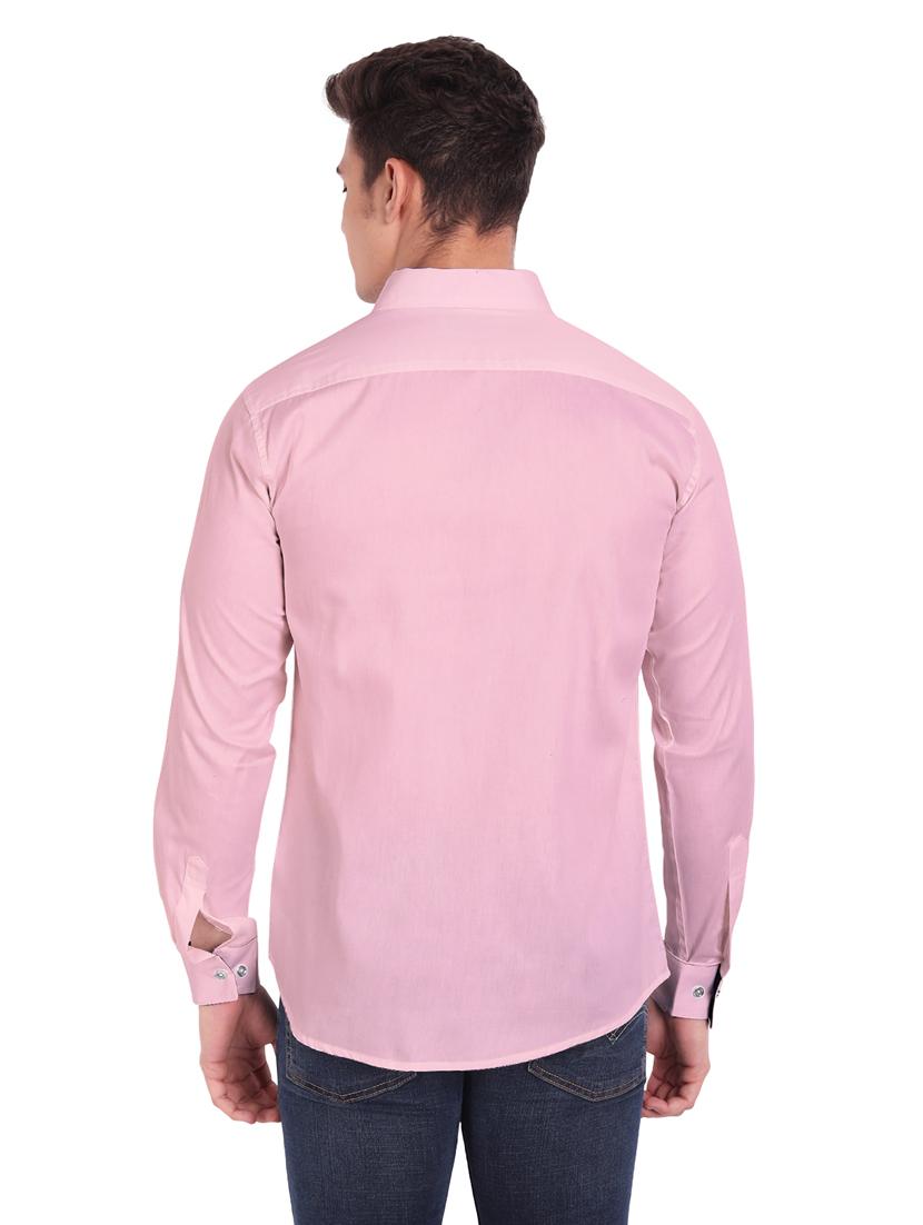 mens solid casual shirt - 19119483 - Standard Image - 3