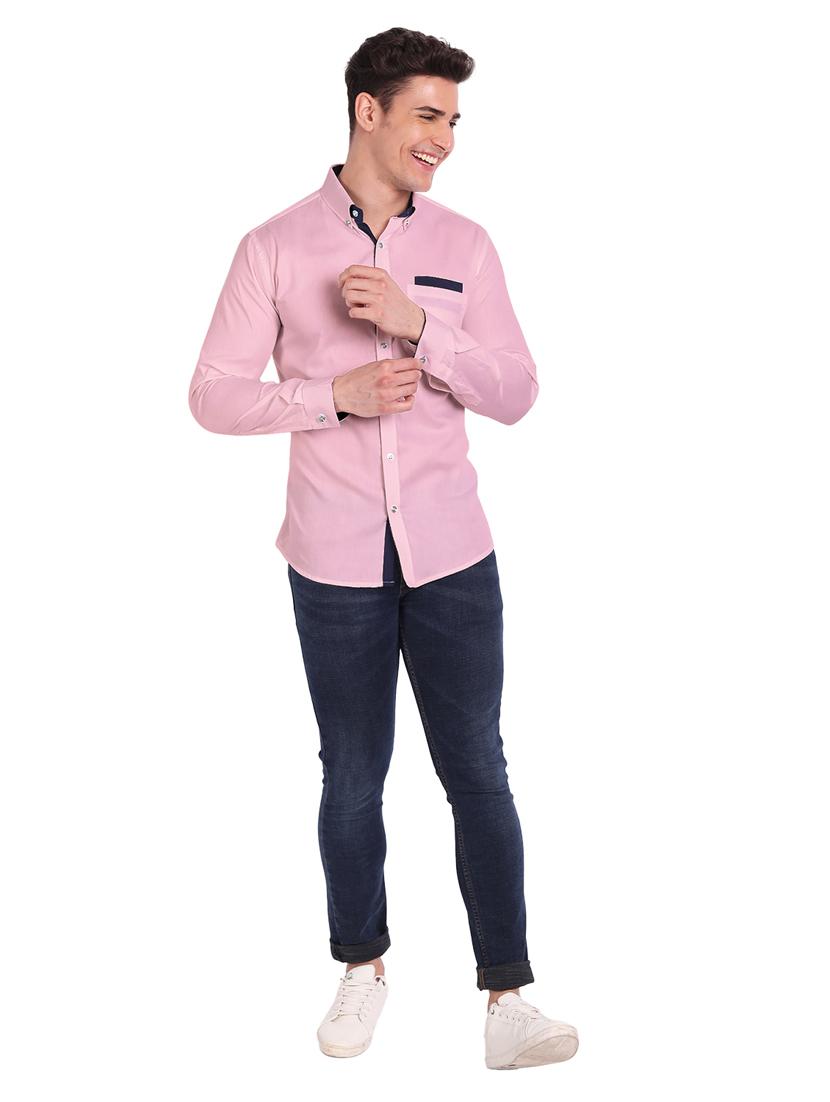 mens solid casual shirt - 19119483 - Standard Image - 4