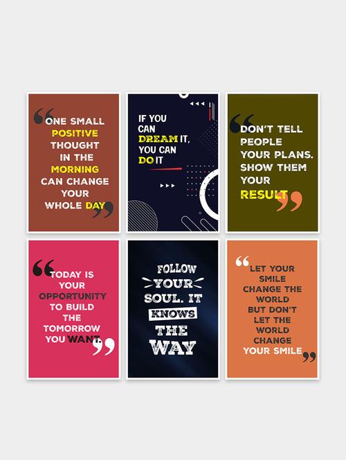inspirational quote wall posters for home decor | office decoration (pf_7036n) - 19121056 - Very Small Image - 1
