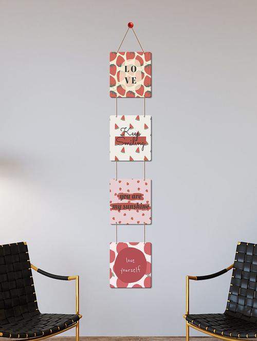 decorative wooden wall hanging square art for living room  - 19121154 - Very Small Image - 1