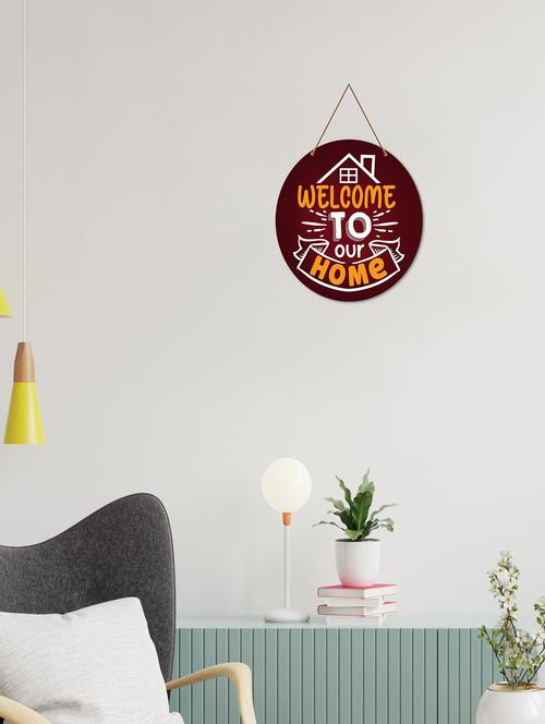 welcome quotes round decorative wall hanging for home (wh_4002n) - 19121252 - Very Small Image - 1