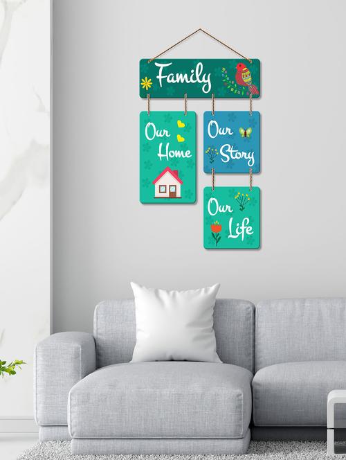 family quote decorative wooden wall hanger for home decor office(wh_6516n) - 19121457 - Very Small Image - 1