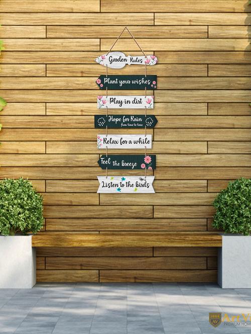 garden quote decorative art wooden wall hanging for garden home decors(wh_7001n) - 19121508 - Very Small Image - 1