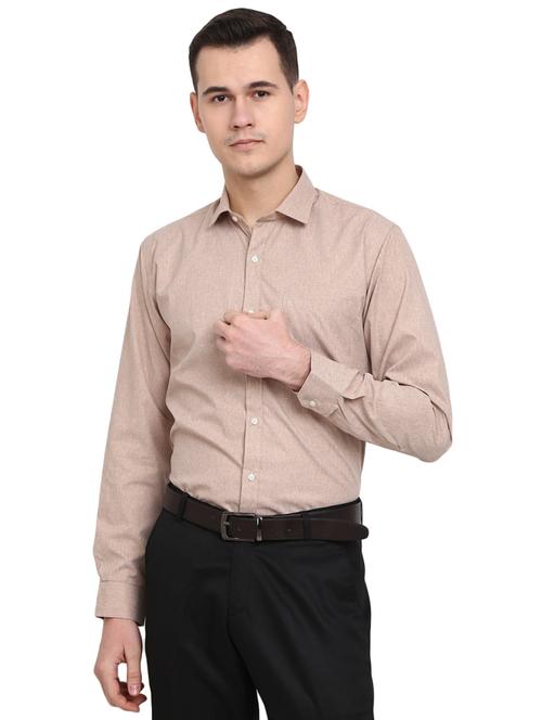 mens solids formal shirt - 19122132 - Very Small Image - 1