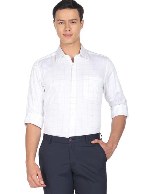 white cotton casual shirt - 19123187 - Very Small Image - 1
