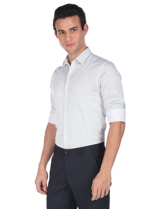 white cotton casual shirt - 19123192 - Very Small Image - 1