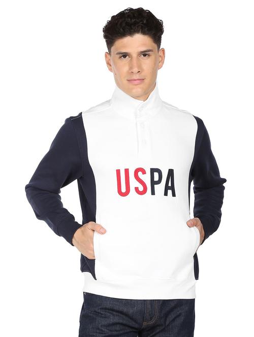 white cotton sweatshirt - 19123643 - Very Small Image - 1