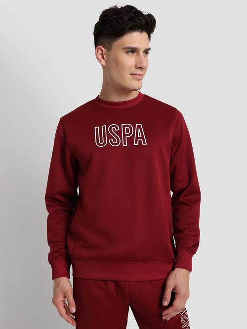 red polyester sweatshirt - 19123683 - Very Small Image - 1