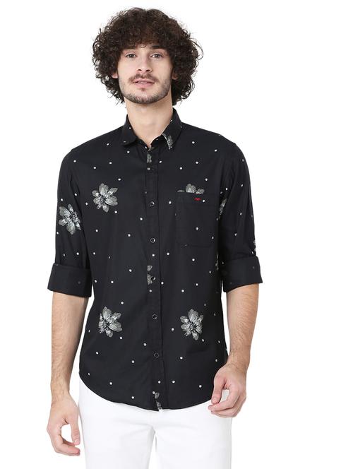 black printed casual shirt - 19124324 - Very Small Image - 1