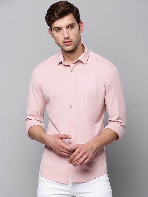 mens solid casual shirt - 19126360 - Very Small Image - 1