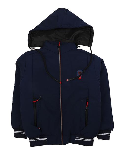 hooded solid bomber jackets - 19126727 - Very Small Image - 1