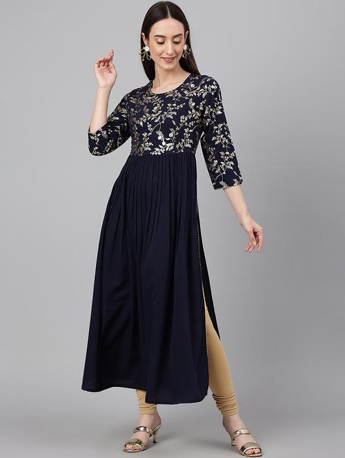 women's flared kurta - 19128342 - Very Small Image - 1