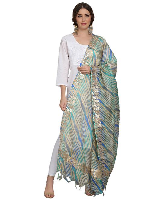 multi colored cotton dupatta - 19129960 - Very Small Image - 1