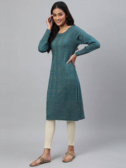 women's straight kurta - 19130611 - Very Small Image - 1