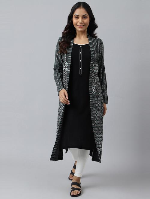 women's straight kurta - 19130634 - Very Small Image - 1