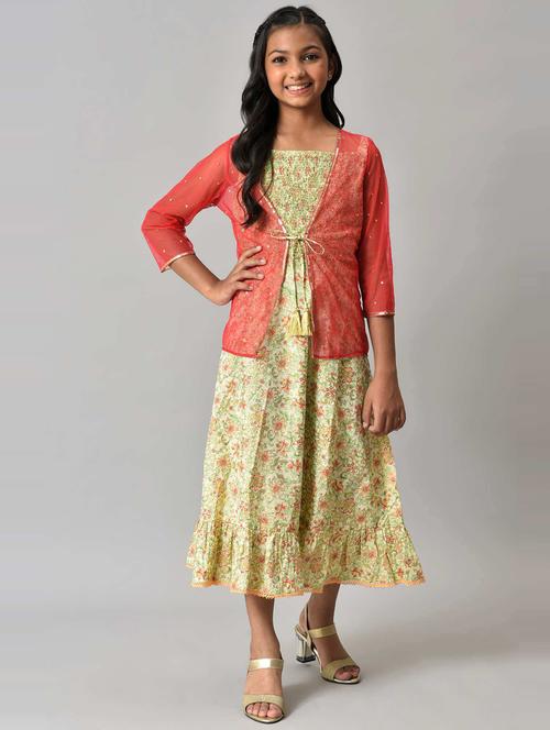 pink polyester kurta  - 19131121 - Very Small Image - 1