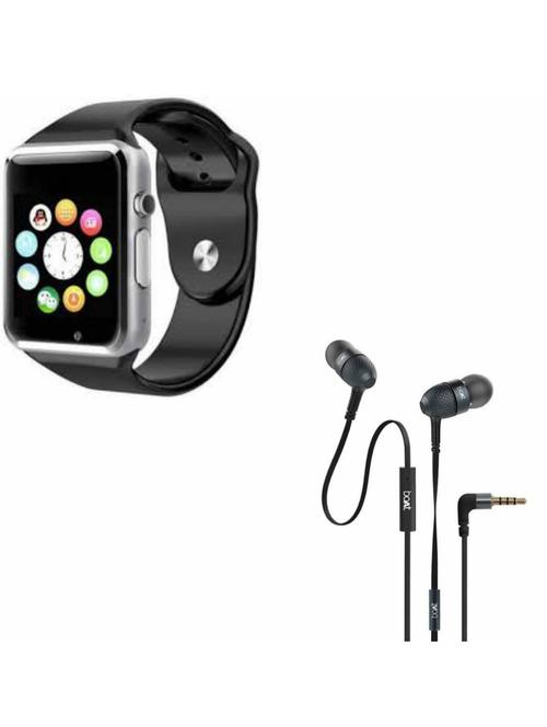 smart watch and base head earphones gift combo - 19131476 - Very Small Image - 1