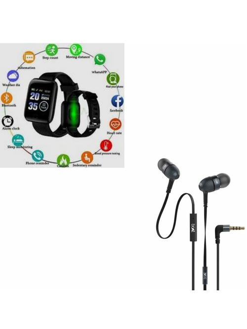 smart watch and bass head phones gift combo - 19131495 - Very Small Image - 1
