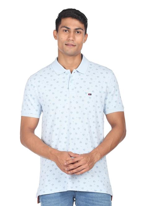 polo neck printed t-shirt  - 19131529 - Very Small Image - 1