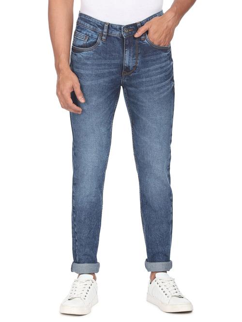 mens slim fit plain jeans - 19132031 - Very Small Image - 1
