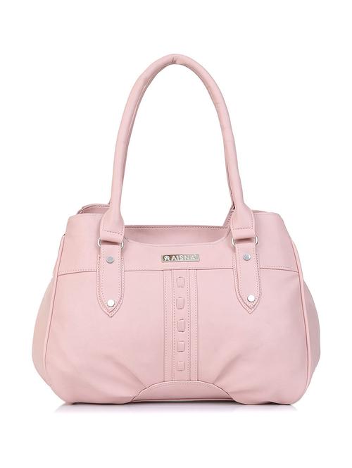 pink coloured leatherette regular sling bag - 19136771 - Very Small Image - 1