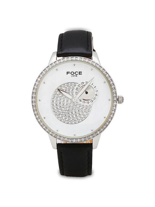 this women's foce watch is made from two-tone steel/gold plate - 19137333 - Very Small Image - 1