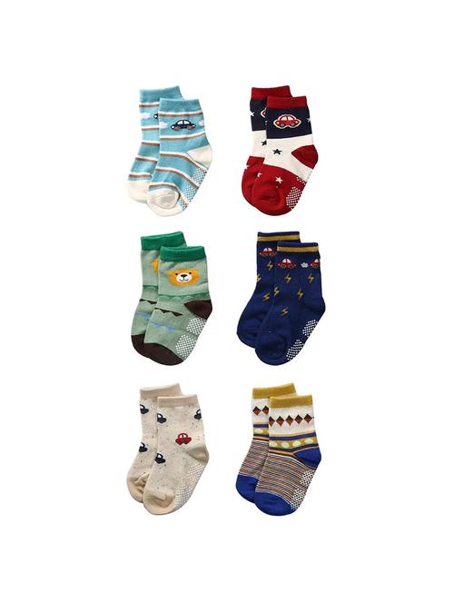kids pack of 6 ankle length sock - 19137677 - Very Small Image - 1
