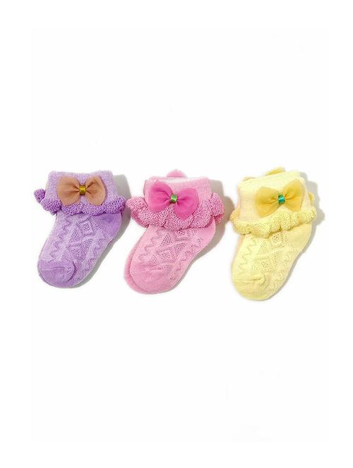 kids pack of 3 ankle length sock - 19137716 - Very Small Image - 1
