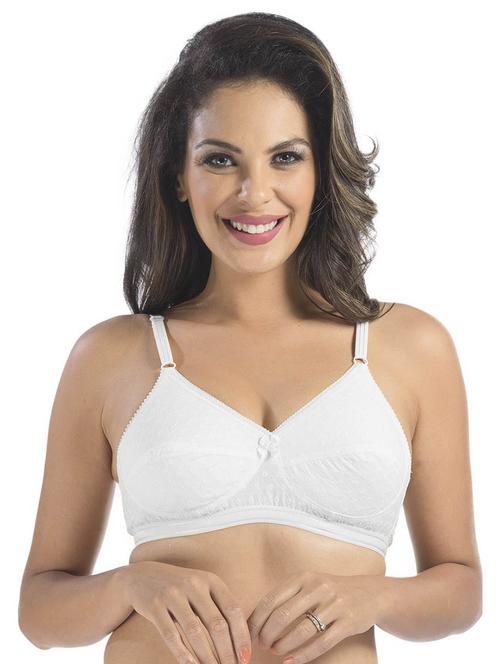 white solid regular bra  - 19139181 - Very Small Image - 1