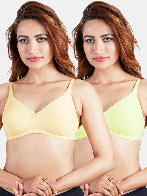 set of 2 solids t-shirt bras - 19139261 - Very Small Image - 1