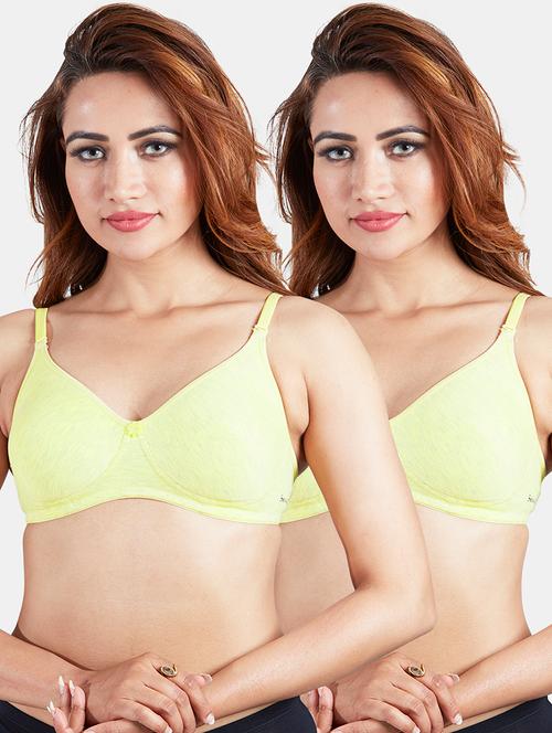 set of 2 solids t-shirt bras - 19139279 - Very Small Image - 1