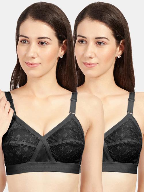 women cotton regular bra combo - 19139432 - Very Small Image - 1