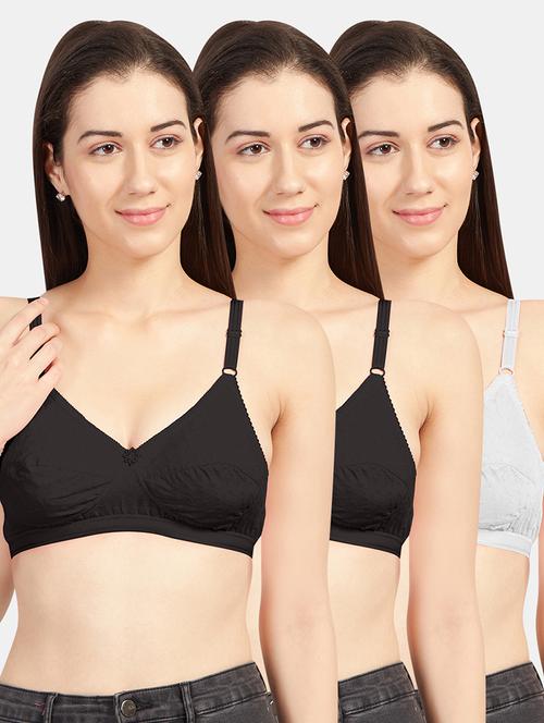 women cotton regular bra combo - 19139490 - Very Small Image - 1