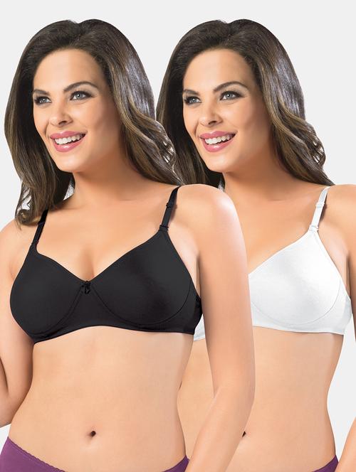 women solid cotton t-shirt bra  - 19139544 - Very Small Image - 1
